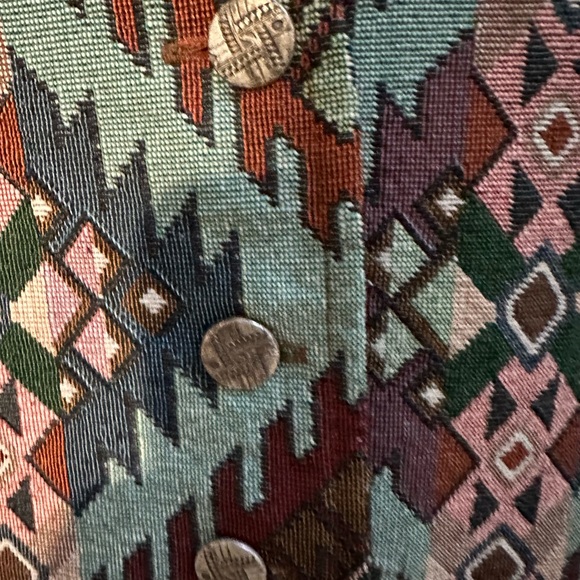 90’s Roper Multicolor Geometric Patterned Vest - Picture 4 of 4